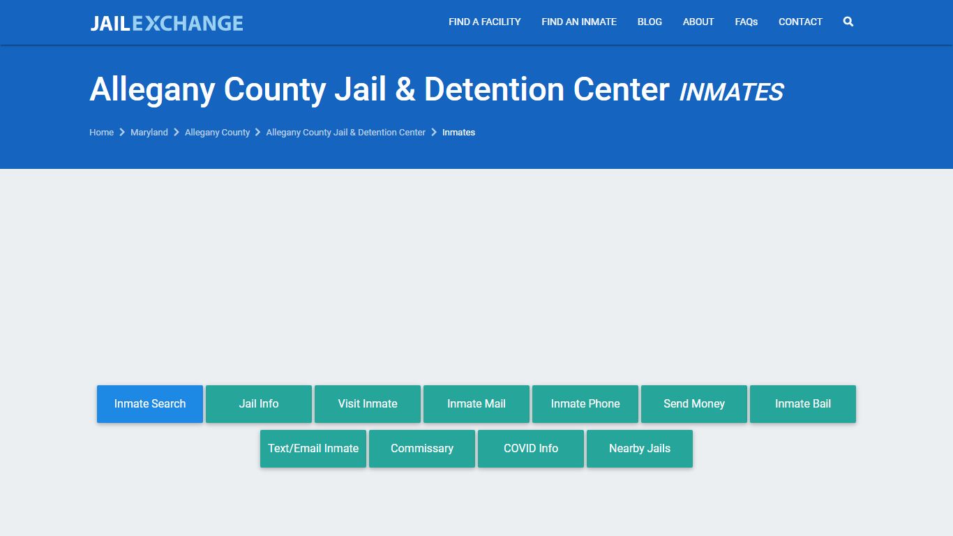 Allegany County Jail Inmates | Arrests | Mugshots | MD